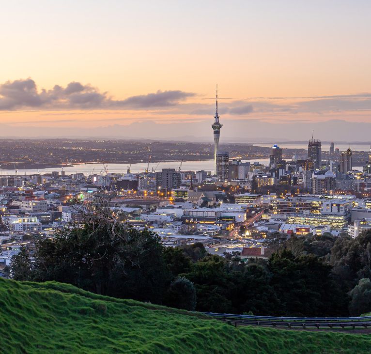 Auckland city skyline