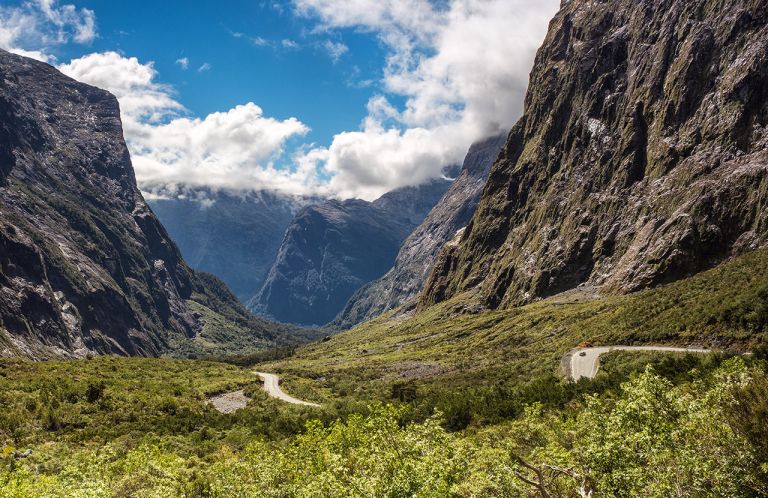 Cleddau Valley, Fiordland - Südinsel von Neuseeland