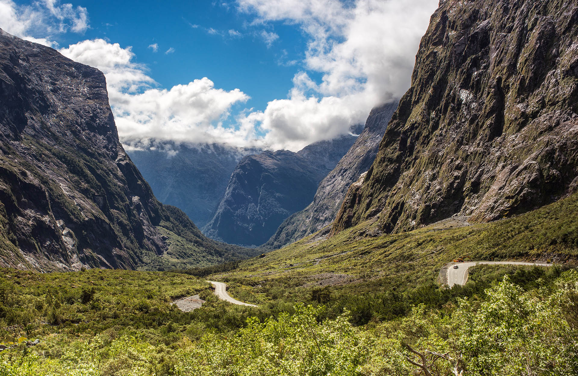 Cleddau Valley, Fiordland - Südinsel von Neuseeland