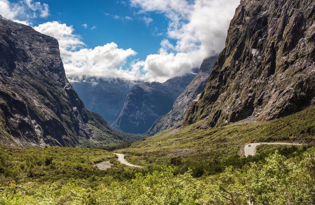 Cleddau Valley, Fiordland - Südinsel von Neuseeland