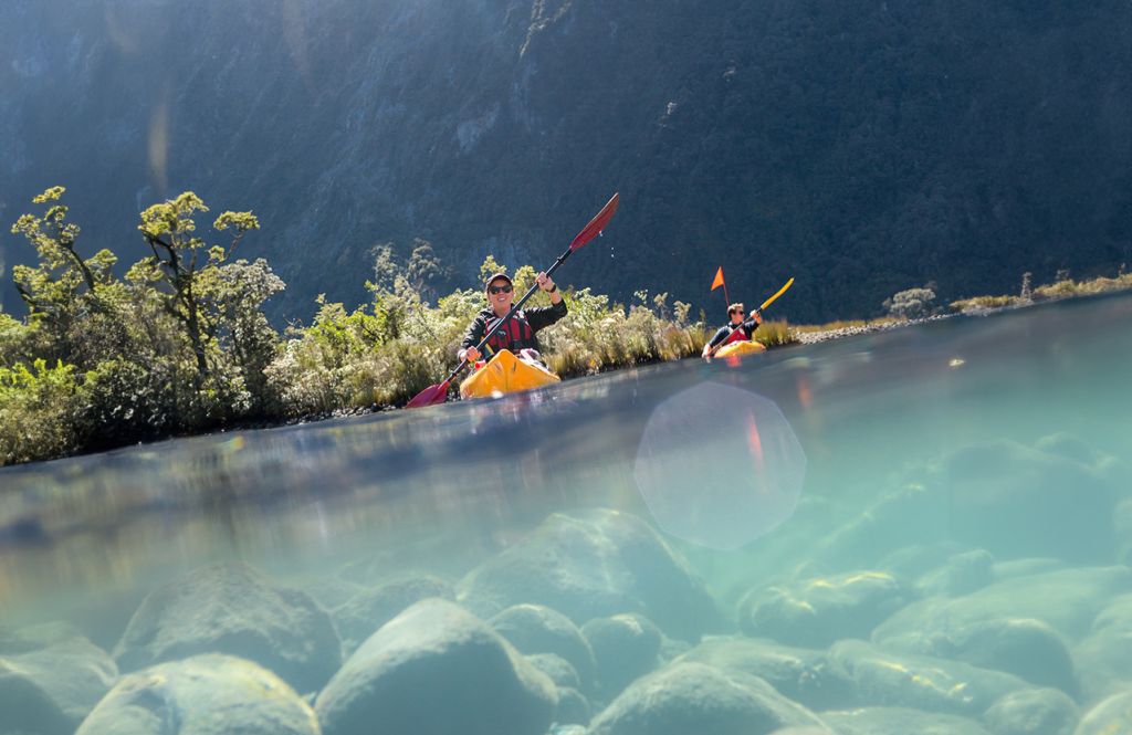 Freedom Kayaking-in-Milford-Sound