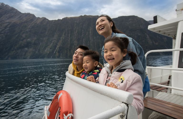 Visiting Milford Sound with Kids