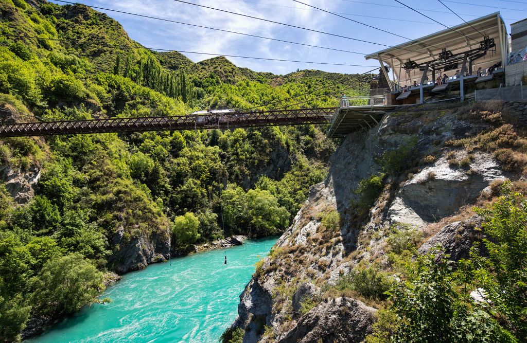 Bungy jumping at Kawarau