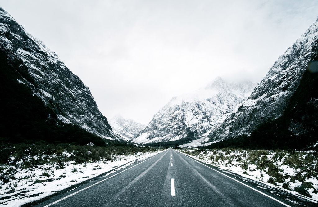 Beautiful scene of Milford road